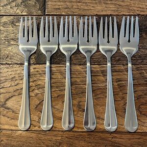 Gran Royal (Stainless) Salad Forks (6) by INTERNATIONAL SILVER
